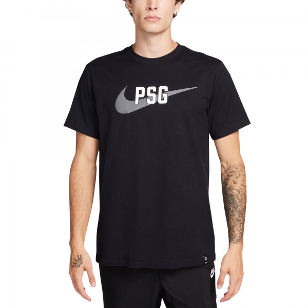 Футболка Paris Saint-Germain Nike Swoosh - Black