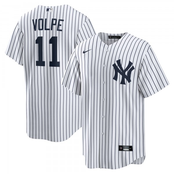 Джерси New York Yankees Anthony Volpe Nike White Home Replica Player