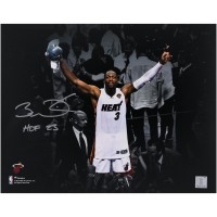 Autographed Miami Heat Miami Heat Fanatics Authentic 11 x 14 Photograph with HOF 23 Inscription