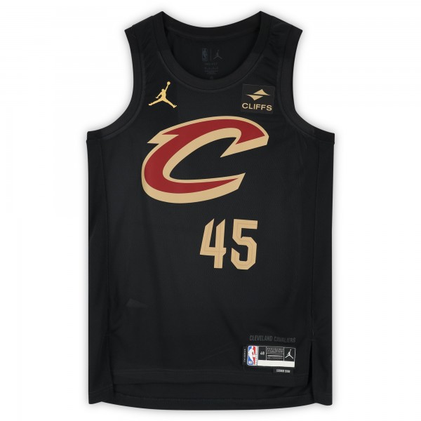 Donovan Mitchell Cleveland Cavaliers Fanatics Authentic Autographed Black Jordan Brand 2022-2023 Statement Swingman Jersey