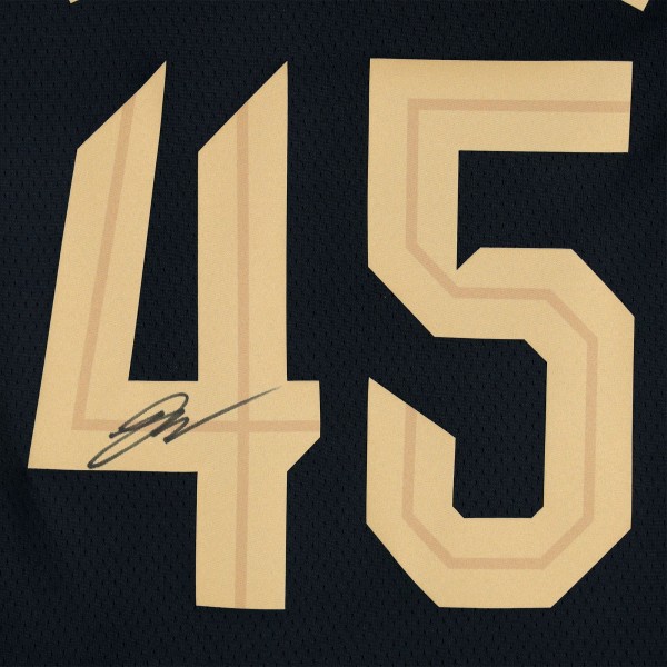 Donovan Mitchell Cleveland Cavaliers Fanatics Authentic Autographed Black Jordan Brand 2022-2023 Statement Swingman Jersey