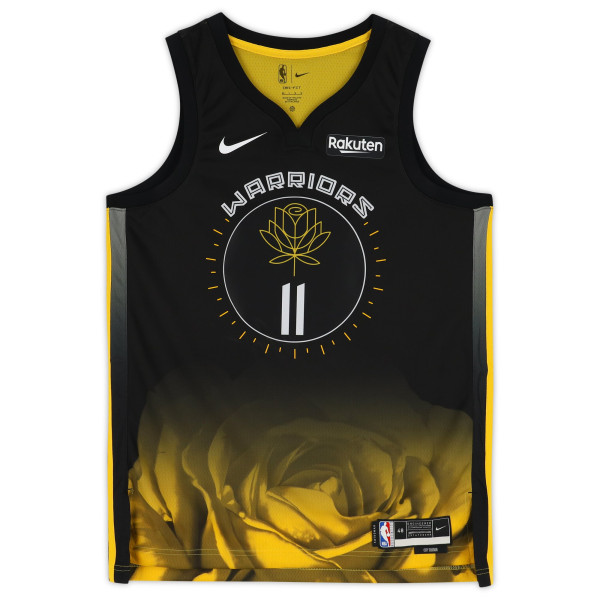 Джерси с автографом Klay Thompson Golden State Warriors Fanatics Authentic Black Nike 2022-2023 City Edition Swingman