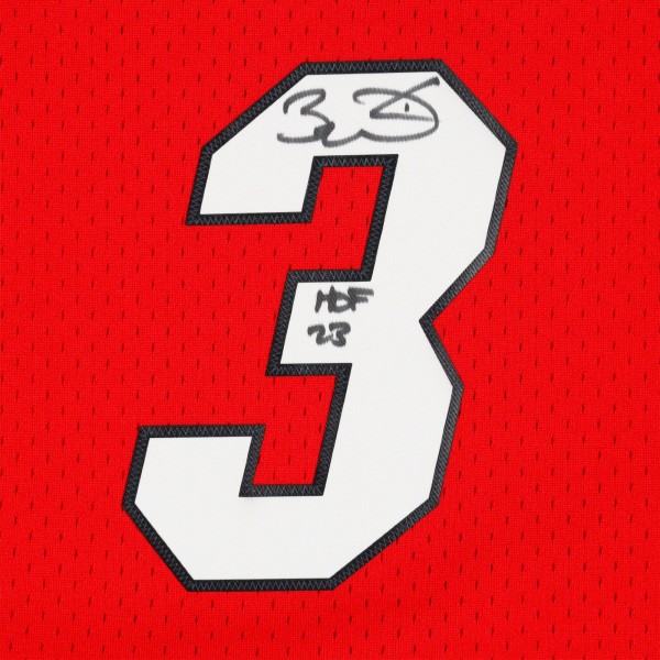 Игровая джерси Autographed Miami Heat Miami Heat Fanatics Authentic Red Mitchell & Ness 2005-06 Swingman with HOF 23 Inscription