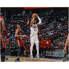 Donovan Mitchell Cleveland Cavaliers Fanatics Authentic Autographed 16 x 20 Shooting in White Photograph