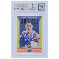Klay Thompson Golden State Warriors Autographed 2012-13 Panini Past & Present #172 Beckett Fanatics Witnessed Authenticated 9/10 Rookie Card