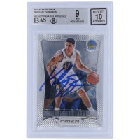 Klay Thompson Golden State Warriors Autographed 2012-13 Panini Prizm #203 Beckett Fanatics Witnessed Authenticated 9/10 Rookie Card