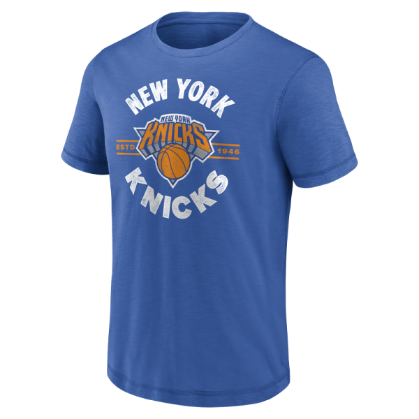 Футболка New York Knicks Fanatics Blue Established Slub