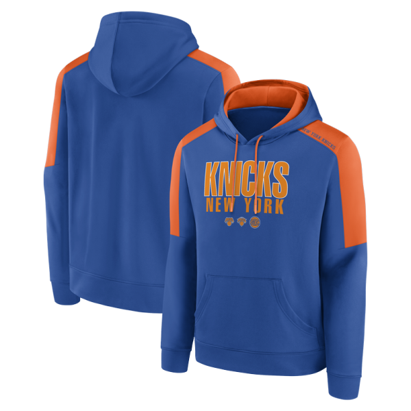 Толстовка New York Knicks Fanatics Blue Three Logo