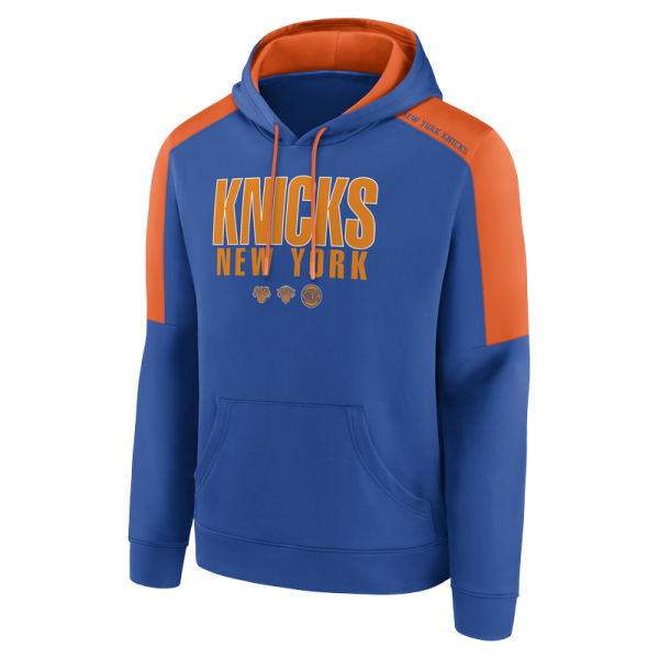 Толстовка New York Knicks Fanatics Blue Three Logo