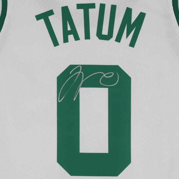 Jayson Tatum Boston Celtics Autographed Fanatics Authentic Nike White 2022-23 Association Edition Swingman Jersey