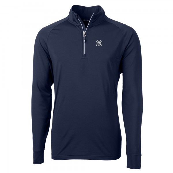 Кофта на короткой молнии New York Yankees Cutter & Buck Adapt Eco Knit Stretch Recycled - Navy