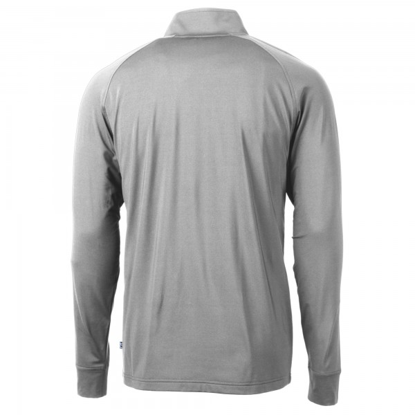Кофта на короткой молнии New York Yankees Cutter & Buck Adapt Eco Knit Stretch Recycled - Gray