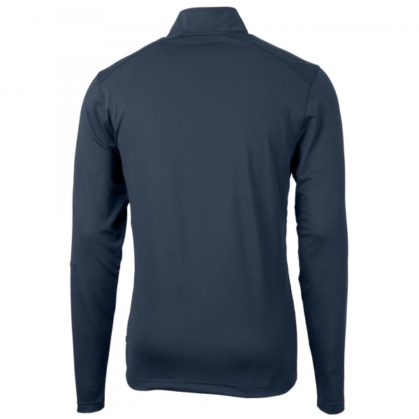 Кофта на короткой молнии New York Yankees Cutter & Buck Virtue Eco Pique Recycled - Navy