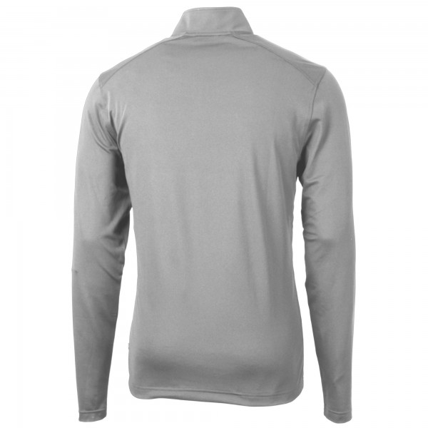 Кофта на короткой молнии New York Yankees Cutter & Buck Virtue Eco Pique Recycled - Gray