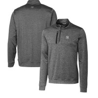Кофта на короткой молнии New York Yankees Cutter & Buck Stealth Heathered - Gray