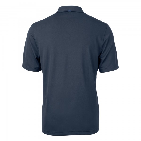 New York Yankees Cutter & Buck Navy Virtue Eco Pique Recycled Polo
