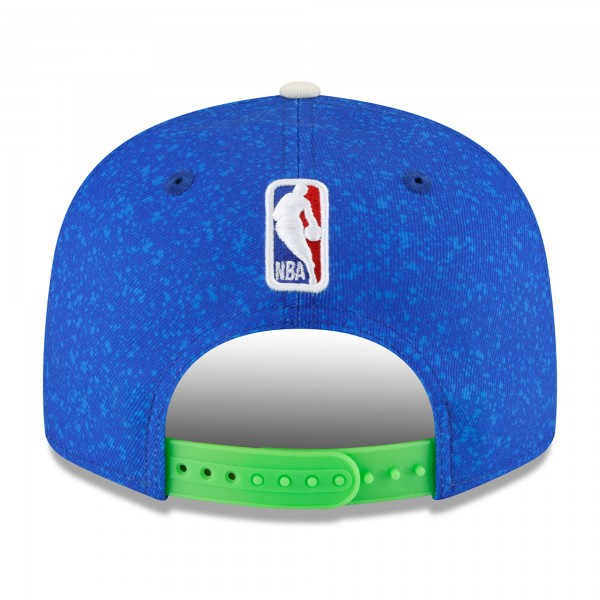 Бейсболка Milwaukee Bucks New Era Youth 2023/24 City Edition 9FIFTY - Blue/Cream