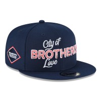 Бейсболка Philadelphia 76ers New Era Youth 2023/24 City Edition 9FIFTY - Navy