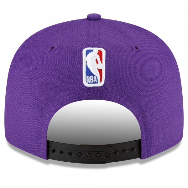 Бейсболка Los Angeles Lakers New Era 2023/24 City Edition Alternate 9FIFTY - Purple
