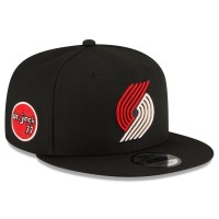 Бейсболка Portland Trail Blazers New Era 2023/24 City Edition Alternate 9FIFTY - Black