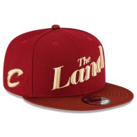 Бейсболка Cleveland Cavaliers New Era 2023/24 City Edition 9FIFTY - Wine/Brown