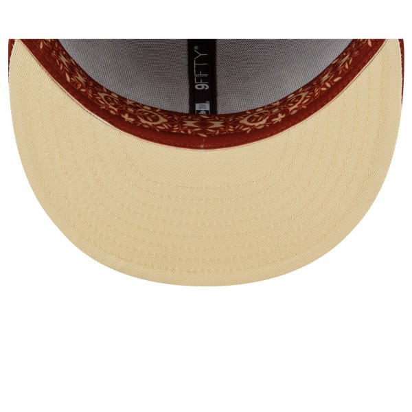 Бейсболка Cleveland Cavaliers New Era 2023/24 City Edition 9FIFTY - Wine/Brown