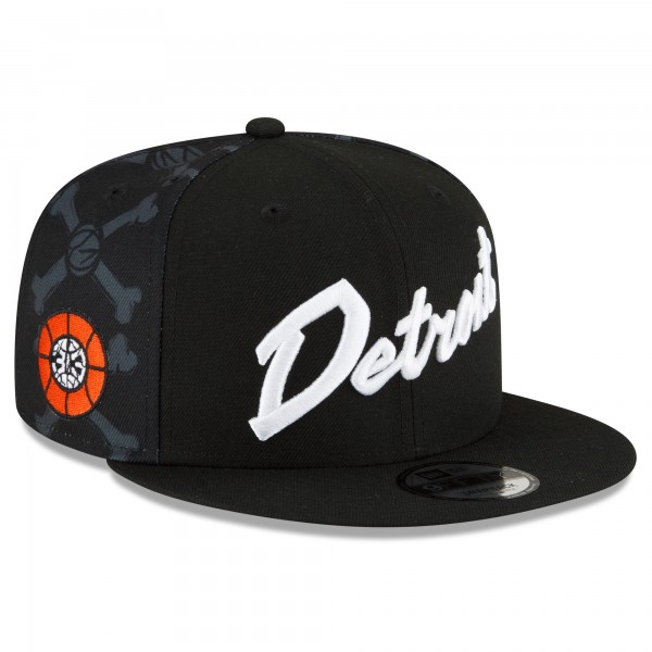 Бейсболка Detroit Pistons New Era 2023/24 City Edition 9FIFTY - Black