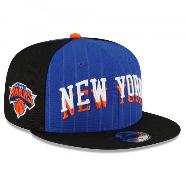Бейсболка New York Knicks New Era 2023/24 City Edition 9FIFTY - Blue/Black