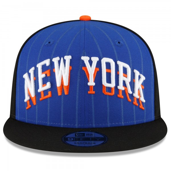 Бейсболка New York Knicks New Era 2023/24 City Edition 9FIFTY - Blue/Black