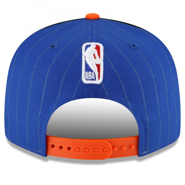 Бейсболка New York Knicks New Era 2023/24 City Edition 9FIFTY - Blue/Black