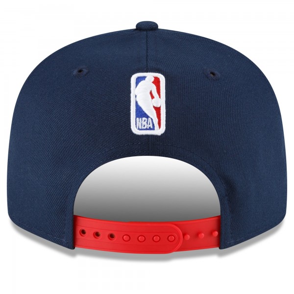 Бейсболка Philadelphia 76ers New Era 2023/24 City Edition 9FIFTY - Navy