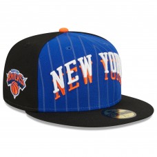 Бейсболка New York Knicks New Era 2023/24 City Edition 59FIFTY - Blue/Black