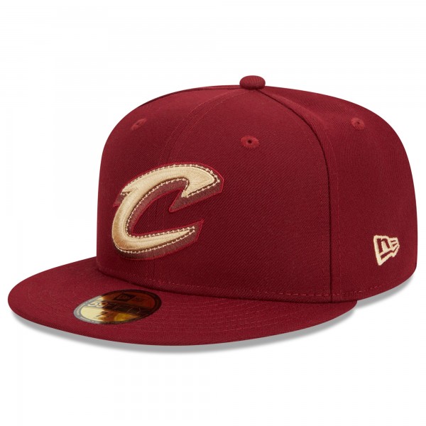 Бейсболка Cleveland Cavaliers New Era 2023/24 City Edition Alternate 59FIFTY - Wine