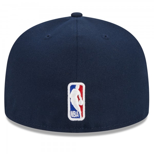 Бейсболка Philadelphia 76ers New Era 2023/24 City Edition 59FIFTY - Navy