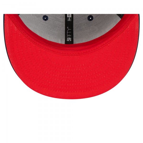 Бейсболка Philadelphia 76ers New Era 2023/24 City Edition 59FIFTY - Navy