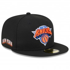 Бейсболка New York Knicks New Era 2023/24 City Edition Alternate 59FIFTY - Black