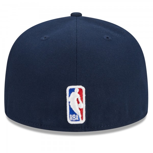 Бейсболка Philadelphia 76ers New Era 2023/24 City Edition Alternate 59FIFTY - Navy