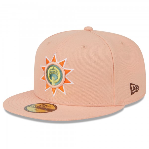 Бейсболка San Antonio Spurs New Era 2023/24 City Edition Alternate 59FIFTY - Pink