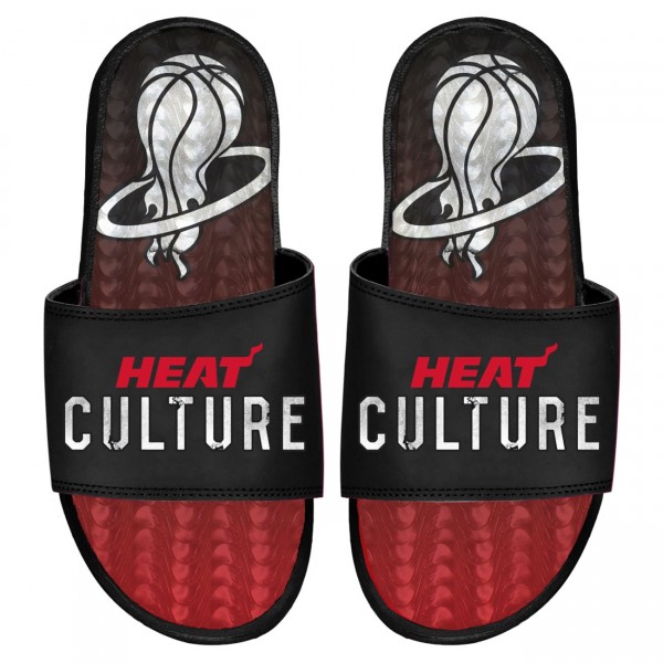 Шлепки Miami Heat ISlide 2023/24 City Edition Gel - Black