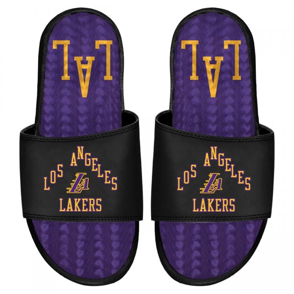 Шлепки Los Angeles Lakers ISlide 2023/24 City Edition Gel - Black
