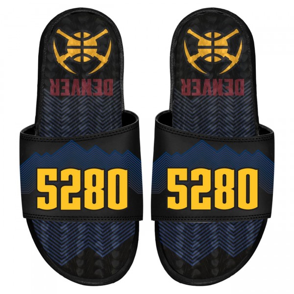 Шлепки Denver Nuggets ISlide 2023/24 City Edition Gel - Black