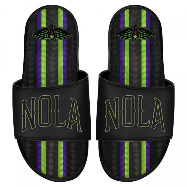 Шлепки New Orleans Pelicans ISlide 2023/24 City Edition Gel - Black