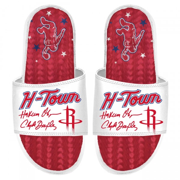 Шлепки Houston Rockets ISlide 2023/24 City Edition Gel - White