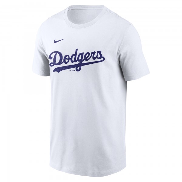 Los Angeles Dodgers Nike White Kanji Fuse Name & Number T-Shirt