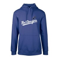 Los Angeles Dodgers Levelwear Royal City Connect Podium Core Logo Pullover Hoodie