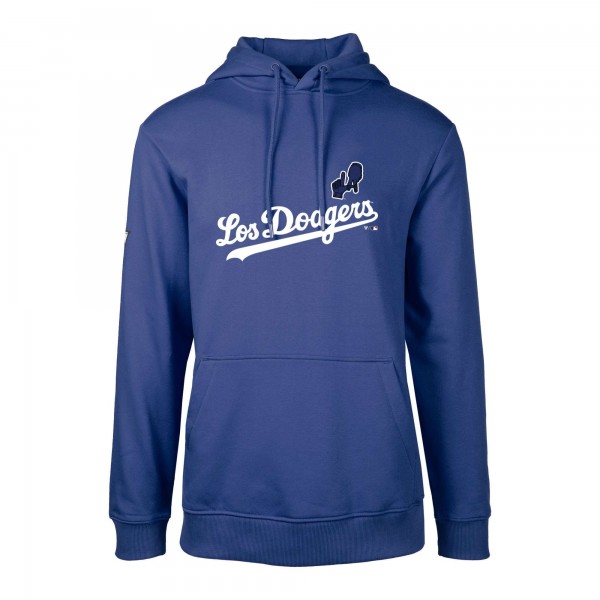 Los Angeles Dodgers Levelwear Royal City Connect Podium Core Logo Pullover Hoodie