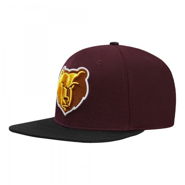 Бейсболка Memphis Grizzlies Pro Standard Gold Rush 2-Tone - Maroon/Black