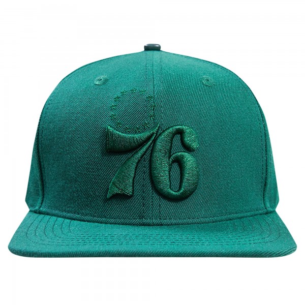 Бейсболка Philadelphia 76ers Pro Standard Tonal Logo - Forest Green