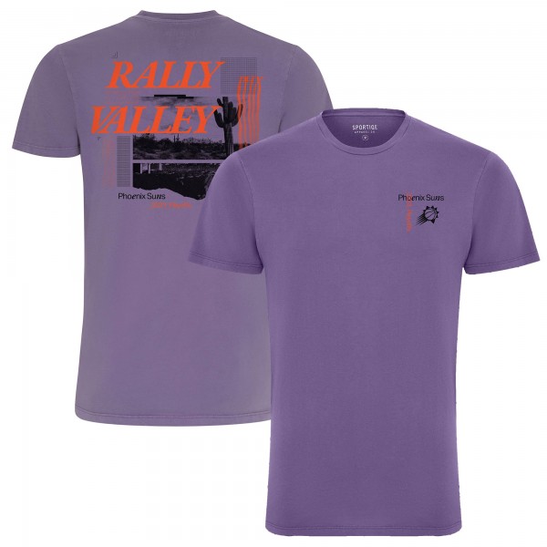 Футболка Phoenix Suns Sportiqe Unisex 2023 NBA Playoffs Rally The Valley Bingham - Purple