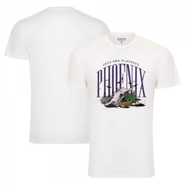 Футболка Phoenix Suns Sportiqe Unisex 2023 NBA Playoffs Desert Comfy - Cream